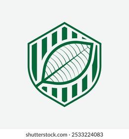 Leaf logo símbolo gráfico signo y Vector
