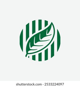 Leaf logo vector graphic sign and symbol
