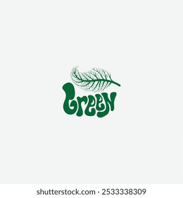 Leaf logo símbolo gráfico signo y Vector
