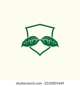 Leaf logo vector graphic sign and symbol
