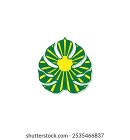 Leaf logo vector graphic sign and symbol
