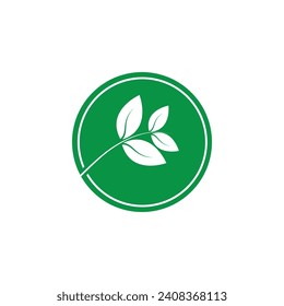 Leaf Logo, Vektorsymbol-Design-Vorlage