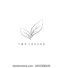 Leaf logo vector icon design template