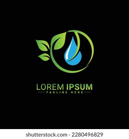 Leaf  logo vector illustration design  