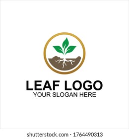 LEAF LOGO - Vector illustration, EPS10.