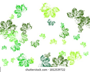 leaf logo vector template design illustration.  Wedding invite poster invitation.