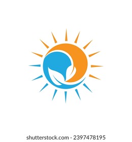 Leaf logo vector template element symbol design