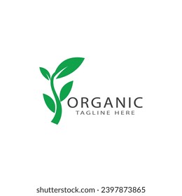 Leaf logo vector template element symbol design