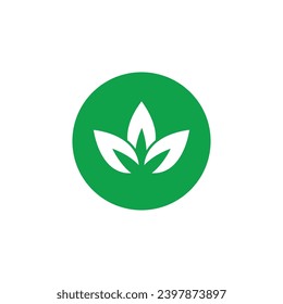 Leaf logo vector template element symbol design