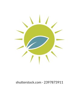 Leaf logo vector template element symbol design