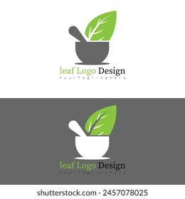Leaf Logo vectors green leaf ecology nature logo element vector