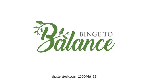 Leaf logo and vintage company name, vintage logo