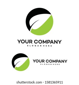 Leaf logo,leaf icon design - vector.