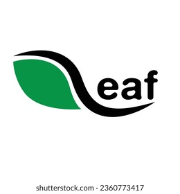 Leaf Logotype Minimal Style Vector