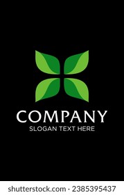 : leaf luxury idea vector logo design