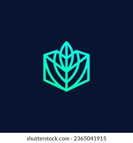 Leaf Luxury Logo Design. Logo-Design der Natur. Wachstumslogo