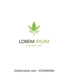 Leaf Marijuana Nature Abstract Creative Ecology Business Logo