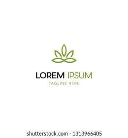 Leaf Marijuana Nature Abstract Creative Ecology Business Logo