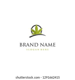 Leaf Marijuana Nature Organic Abstract Naturally Business Logo