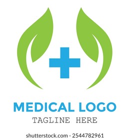 Leaf medical healthcare expert modern minimalist nature special logo design