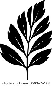 Leaf - Minimalist and Flat Logo - Vector illustration