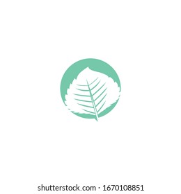 Leaf Mint Logo Template vector symbol nature