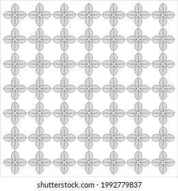 
Leaf Motifs Pattern. Decoration for Interior, Exterior, Carpet, Textile, Garment, Cloth, Silk, Tile, Plastic, Paper, Wrapping, Wallpaper, Pillow, Sofa, Background, Ect. Vector Illustration