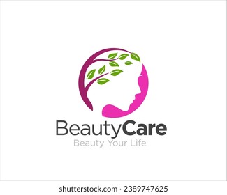 leaf natural beauty mind care logo designs for medical consult