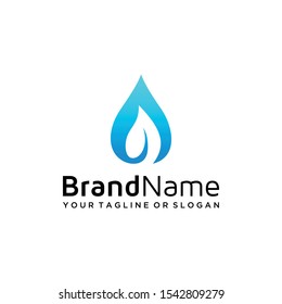 Leaf natural logo designs vector art template