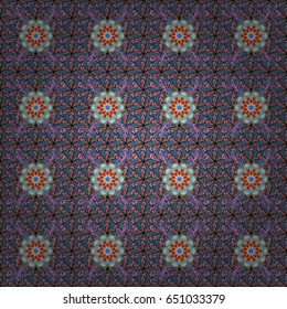 Leaf natural pattern in colors. Seamless floral pattern can be used for wallpaper, website background, wrapping paper. Vector flower concept. Summer design.