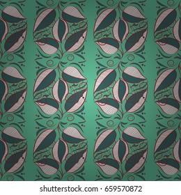 Leaf natural pattern in colors. Seamless floral pattern can be used for wallpaper, website background, wrapping paper. Vector leaf concept. Summer design.