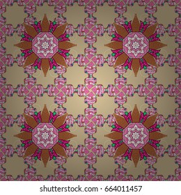 Leaf natural pattern in colors. Seamless floral pattern can be used for wallpaper, website background, wrapping paper. Vector flower concept. Summer design.