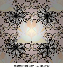 Leaf natural pattern in colors. Summer design. Seamless floral pattern can be used for wallpaper, website background, wrapping paper. Vector flower concept.