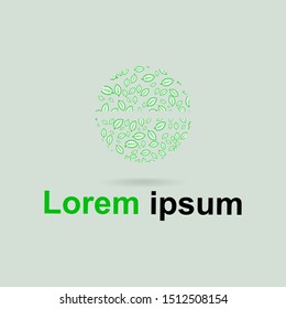 Leaf Naturally Creative Business Logo. Eco and Bio Natural Organic Logotype concept icon. Design suitable for nature sign, health care, for spa, organic food or alternative medicine center. Eps 10