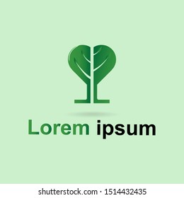 Leaf Naturally Creative Business Logo. Eco and Bio Natural Organic Logotype concept icon. Design suitable for nature sign, health care, for spa, organic food or alternative medicine center. Eps 10