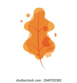 estilo de icono botánico de naturaleza foliar