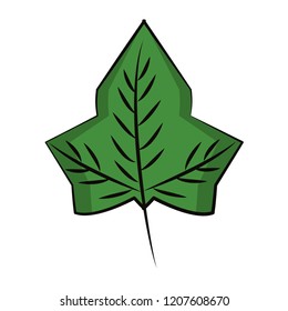 Leaf nature cartoon