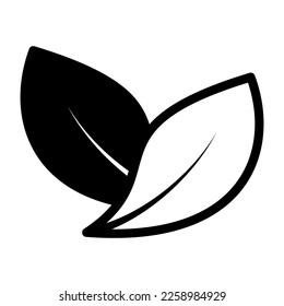leaf nature eco green plant ecology icon