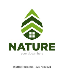 Leaf Nature or Ecology Logo Design Vector