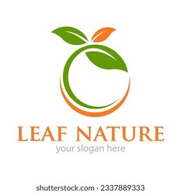 Leaf Nature or Ecology Logo Design Vector