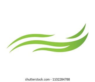 Leaf nature green logo vector
