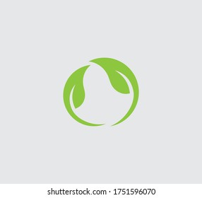 Leaf nature green vector image