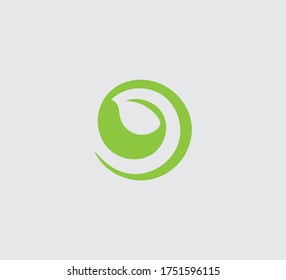 Imagen vectorial verde de la naturaleza de la hoja