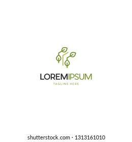 Leaf Nature Growth Ecology Abstract Creative Business Environment Logo