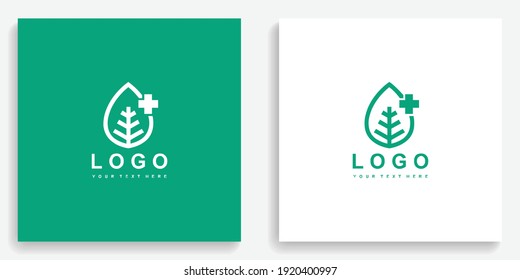 Leaf Nature Health Icon Symbol Logo. Modern logo icon template vector design