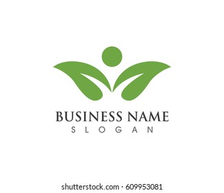 Leaf nature health  logo