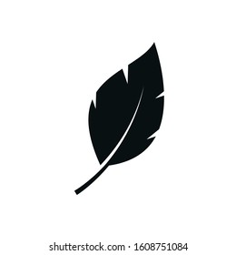 Leaf nature icon flat style illustration