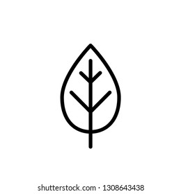 leaf, nature icon template