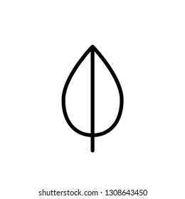 leaf, nature icon template