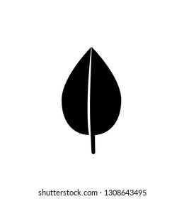 leaf, nature icon template
